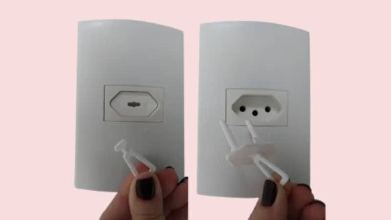 protetores de tomada bebê