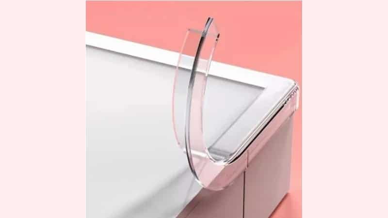 Protetor de quina de silicone para móveis e berços