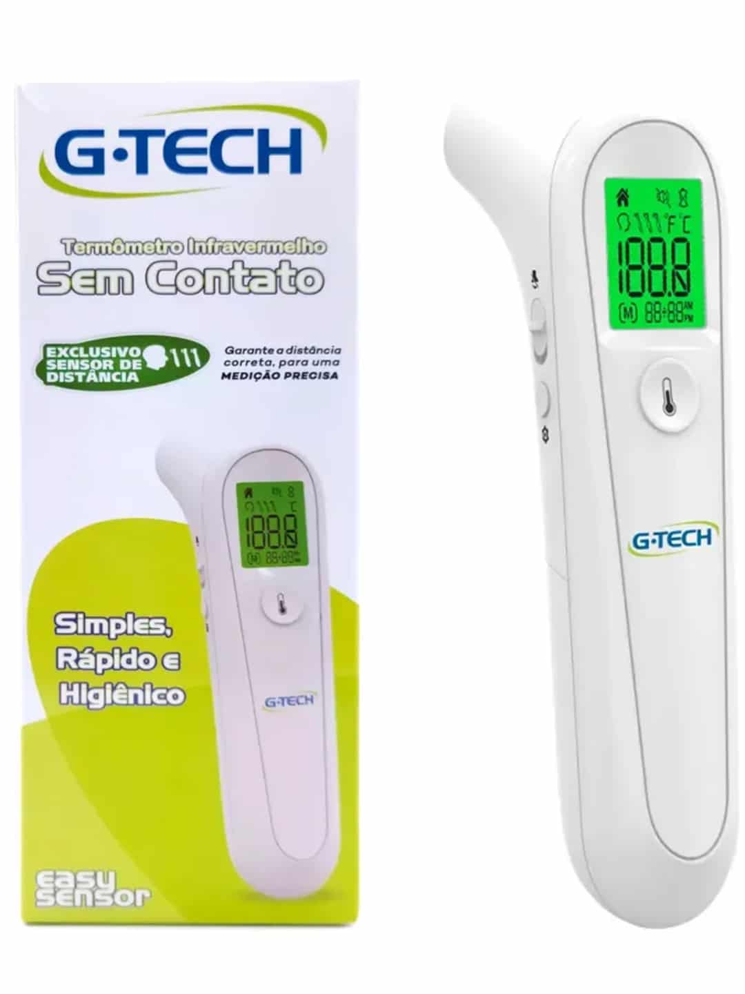 G-TECH Termômetro Infravermelho sem contato Easy Sensor THGTSC3
