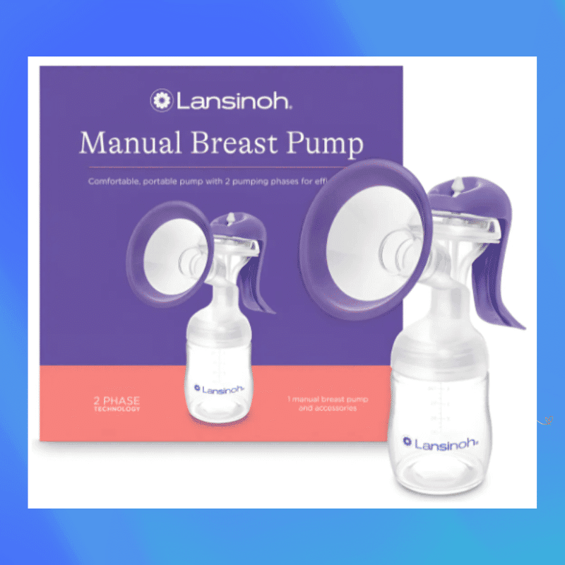 Melhor Bomba Tira Leite: Manual ou Elétrica? 4 Bomba tira leite manual Lansinoh com bolsas coletoras incluídas e 2 níveis de sucção