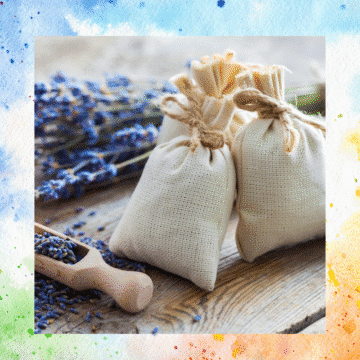lembrancinha de maternidade sachê perfumado natural