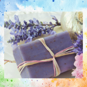 sabonete de glicerina de lavanda