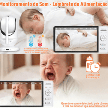 Babá Eletrônica OLANENEM com monitoramento de some lembrete de alimentação
