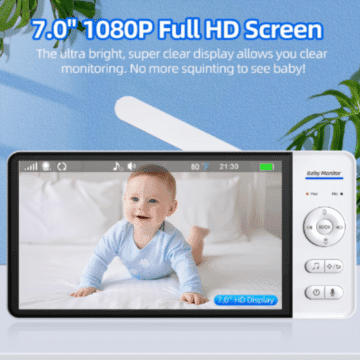 Babá Eletrônica OLANENEM com tela full screen