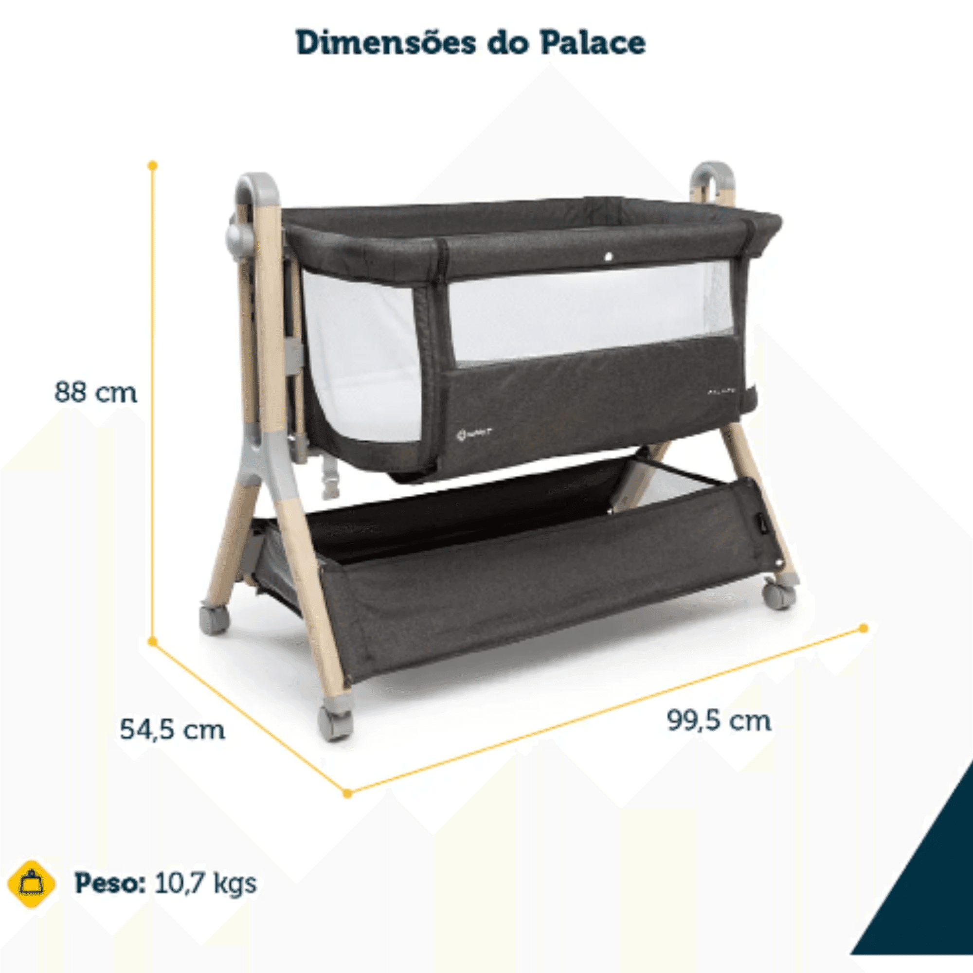 berço co-bed safety 1st - dimensões dimensões do berço co-bed safety 1st