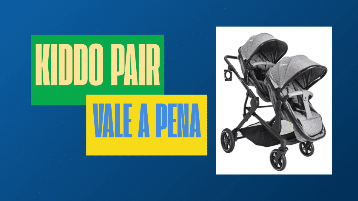 Kiddo Pair vale a pena Carrinho de bebê para gêmeos Kiddo Pair vale a pena?