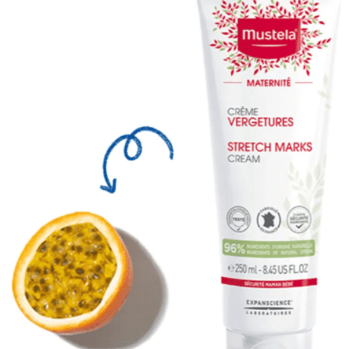 mustela maternité estrias feito com extratos naturais