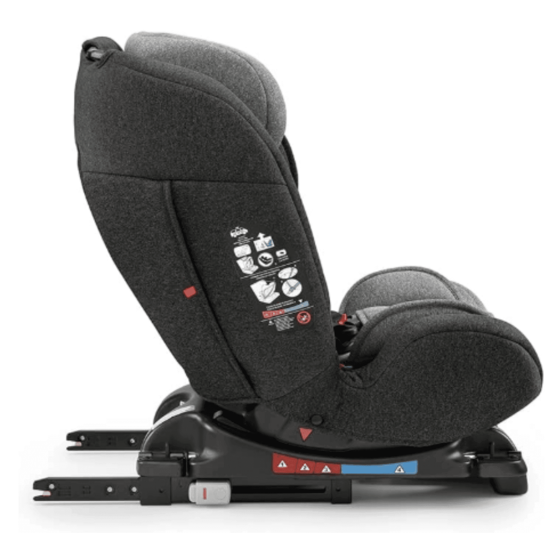 visão lateral da cadeirinha Litet All Stages 2.0 Isofix