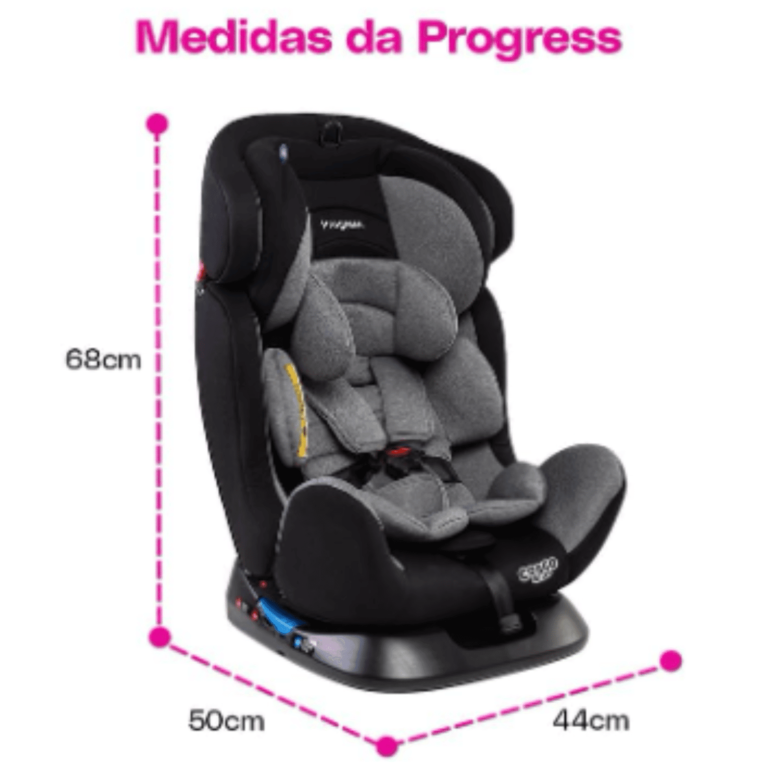 Cadeirinha Cosco Progress Vale a Pena? Review Completo e Honesto 2026 2 medidas da cadeirinha Cosco Kids Progress